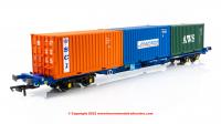 R60131 Hornby KFA Container Wagon Touax with 3 x 20ft Containers - Era 11